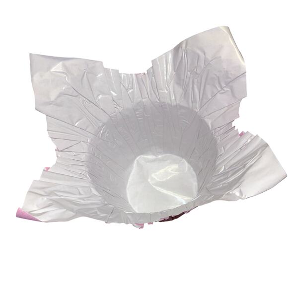 50 NEW Pink Foil Flower Wrappers Plant Pot Covers Wraps Sleeves - Picture 6 of 6